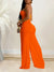 Strapless Wide-Leg Jumpsuit