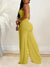 Strapless Wide-Leg Jumpsuit