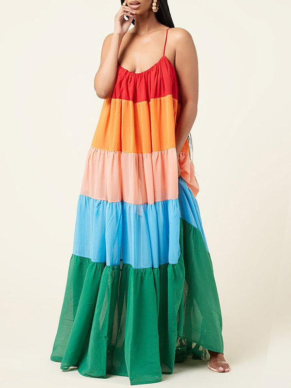 Colorblock Cami Dress