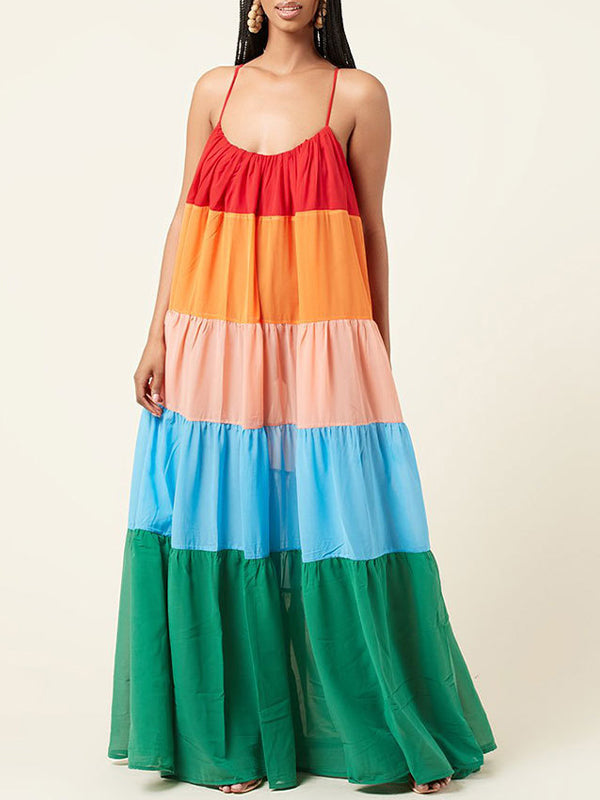 Colorblock Cami Dress