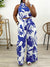 Printed Tank Top & Wide-Leg Pants Set