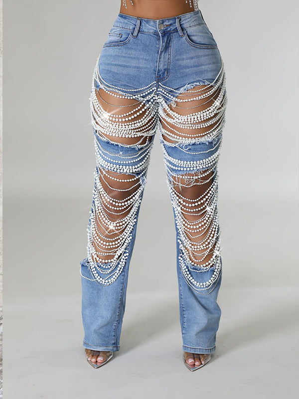 Pearl Ripped Jeans