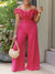 Frilled Wide-Leg Jumpsuit