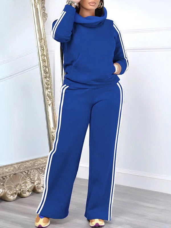 Side Stripe Sweatshirt &amp; Pants Set