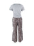 7 Tee & Leopard Combo Pants Set