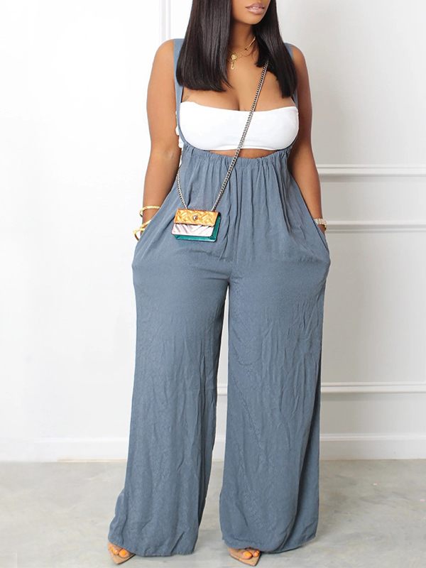 Bandeau Top &amp; Overalls Set