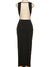 Plunge Backless Twisted Slit Dress--Clearance