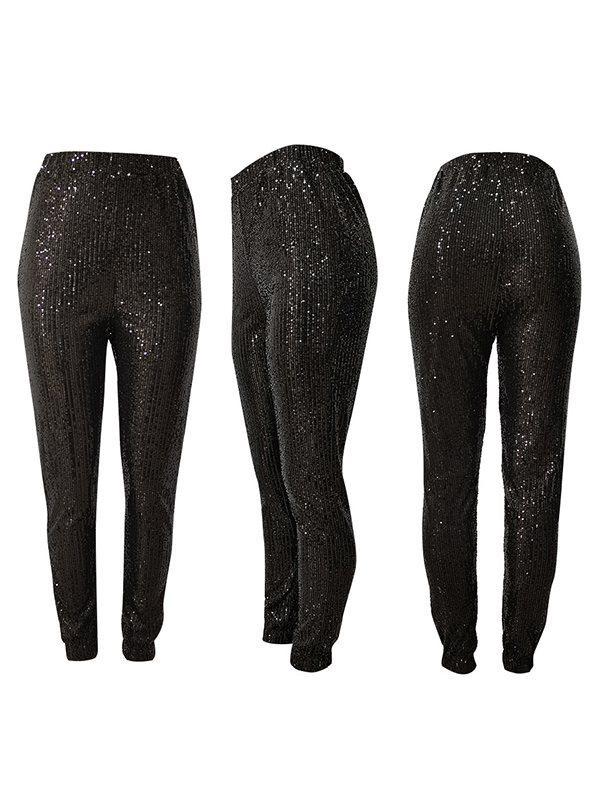 Sequin Jogger Pants--Clearance